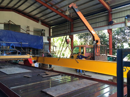 Assembly and Installation of Single Girder Bridge Crane